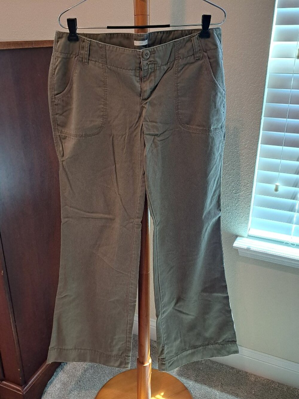 Eva Khaki Trousers